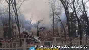 Ukraine-Krieg: Theater mit angeblich 1000 Zivilisten offenbar schwer bombardiert