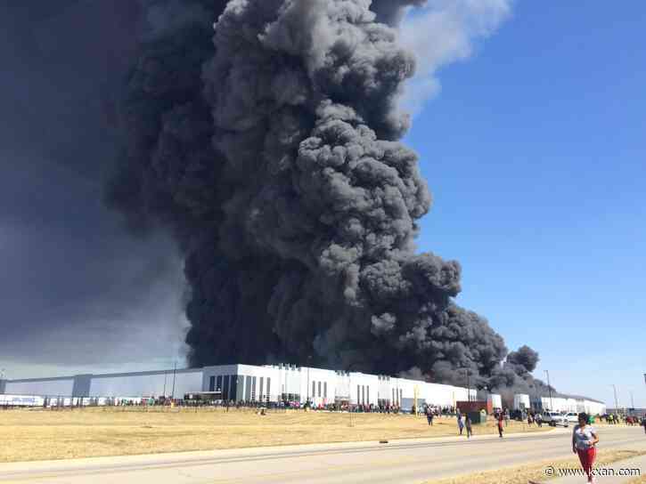 Walmart distribution center catches fire near Indianapolis airport