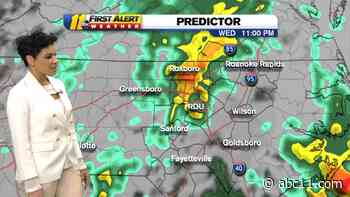 Showers into Tomorrow Morning, Remaining Mild