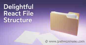 Delightful React File/Directory Structure