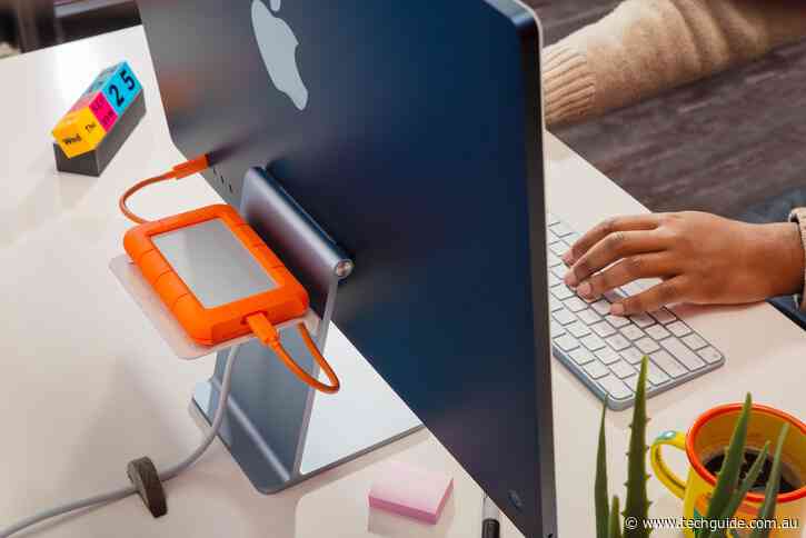 Add a handy storage shelf to your iMac with the TwelveSouth BackPack