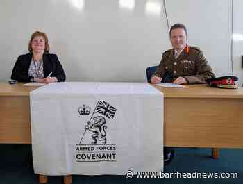 Covenant signals commitment by health board to back Armed Forces - Barrhead News