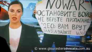 TV protester tells Russia: open your eyes - Gloucester Advocate