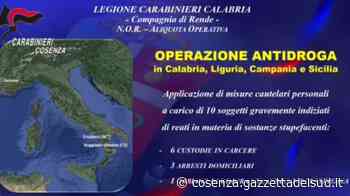 Cosenza, spaccio di droga nel Rendese: all'alba arrestate nove persone. I NOMI - Gazzetta del Sud - Edizione Cosenza
