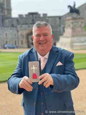 Martin Blondel presented with MBE award for services to St Helens during Covid - St Helens Star