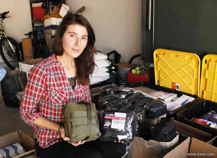 Ukrainian group gathers medical supplies to send abroad