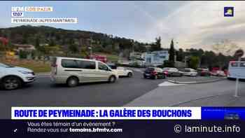 Alpes-Maritimes: la galère quotidienne des bouchons sur la route de Peymeinade - laminute.info