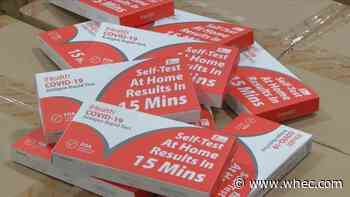 Town of Webster giving out free COVID tests