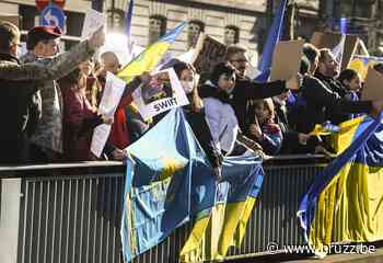 Opnieuw protest tegen oorlog in Oekraïne in Brussel - BRUZZ