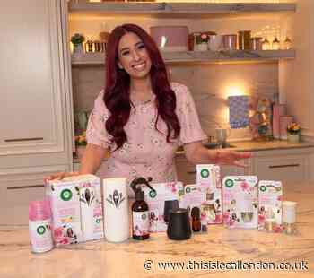 Stacey Solomon releases Spring Roses home scents with Air Wick