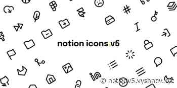 Notion Icons 5.0 - Minimal and Beautiful icons for your Notion Workspace