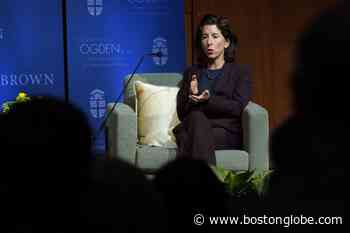 In return to Rhode Island, Raimondo says sanctions against Russia won’t stop until war ends - The Boston Globe