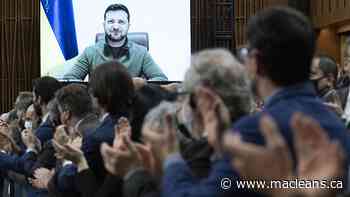 ‘Justin, can you imagine?’: Zelensky’s virtual trip to Ottawa - Maclean's