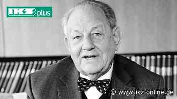 Architekt & Heimatfreund: Iserlohn trauert um Ernst Dossmann - IKZ News