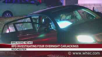 Rochester police investigates four carjackings overnight
