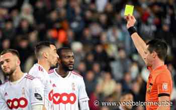 Rouches kleuren geel, Standard kan dit weekend kaap van 100 gele kaarten bereiken - VoetbalPrimeur.be
