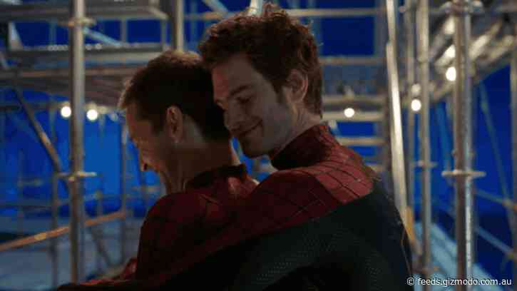 Spider-Man: No Way Home’s Gag Reel Is Full of Spider-Stares and Spider-Hugs
