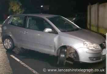 Driver crashed car before dumping it in middle of the road