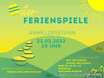 Anmeldestart für die Ferienspiele in den Osterferien 2022