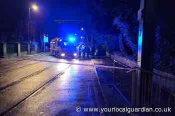 Croydon: Driver flees scene after crashing into railings