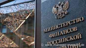 Drohende Staatspleite: Verwirrung um 117-MIllionen-Zinszahlung für russische Dollar-Anleihen