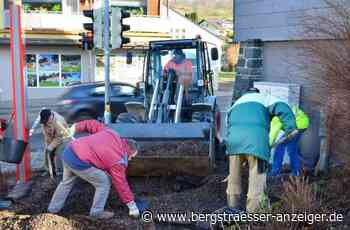 Arbeiten auf dem neuen Ruheplatz in Reichenbach kommen voran - Bergsträßer Anzeiger