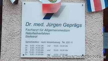 Ärzteversorgung sichergestellt - Erleichterung: Neuer Hausarzt für Lauterbach gefunden - Schwarzwälder Bote