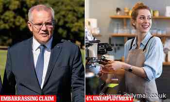 Scott Morrison wrongly claims Australia has lowest unemployment rate in 50 years - Daily Mail