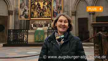 Sie erklärt Besuchern das Münster und erlebt dabei auch Kurioses