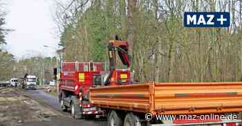 Luckenwalde: Straßensperrung wegen Radweg-Bau nach Berkenbrück - Märkische Allgemeine Zeitung