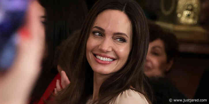 Angelina Jolie Attends Biden's Signing of Violence Against Women Act at the White House