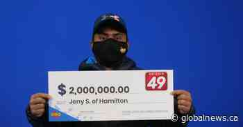 Hamilton dad says house purchase for family in his plans following $2M lottery win - Global News
