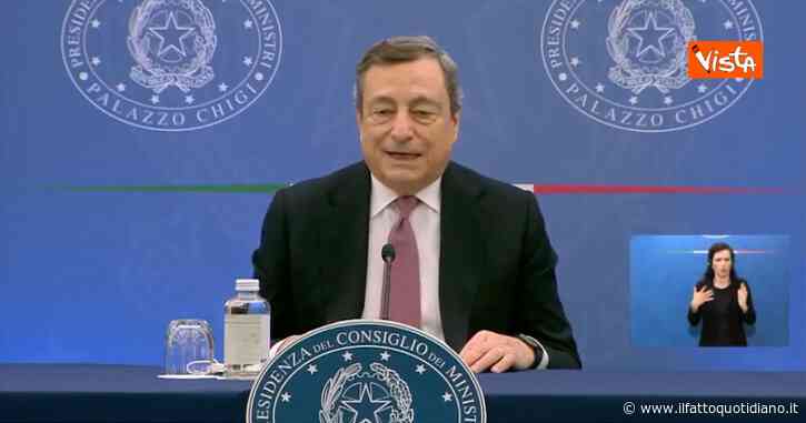 Covid, Draghi: “Devo ringraziare il Governo precedente, per primo ha affrontato una situazione di straordinaria difficoltà”