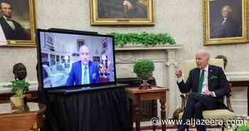 Biden holds virtual talks with Irish PM after positive COVID test - Al Jazeera English