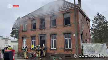 Brand in leegstaand krakerspand in Lede - TV Oost