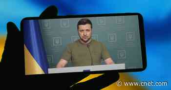 Zelenskyy Humanizes Ukraine's Plight in His Online Messaging     - CNET