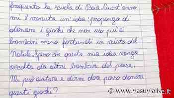 Anna scrive al sindaco di Bacoli: "Voglio donare i miei giocattoli" - Vesuvio Live