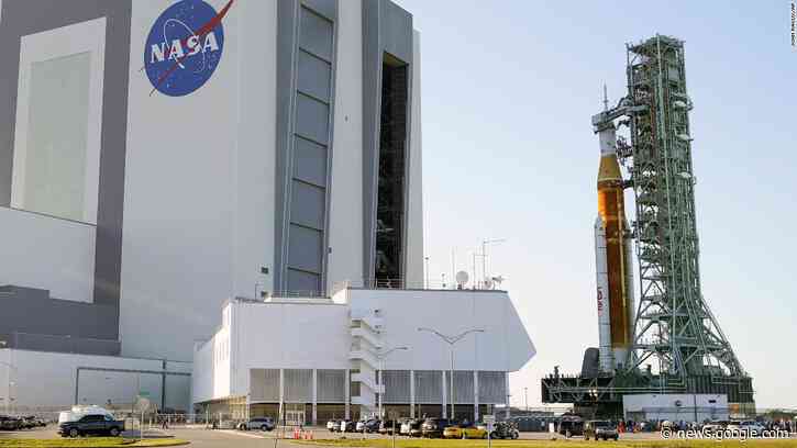 Watch NASA roll mega Artemis I moon rocket out to the launchpad - CNN