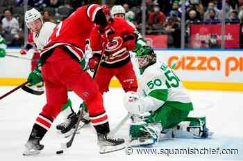 Erik Kallgren shines again, Maple Leafs down Hurricanes - Squamish Chief