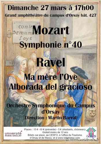 Concert Mozart Ravel Amphithéatre Henri Cartan Bat 427 dimanche 27 mars 2022 - Unidivers