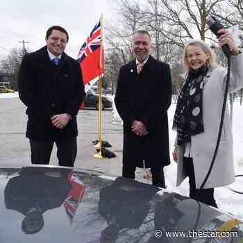 Investment in electric vehicle chargers across Ontario announced in Aurora - Toronto Star