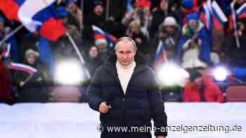 Ukraine-Krieg: Russisches Staatsfernsehen unterbricht Übertragung von Putin-Rede