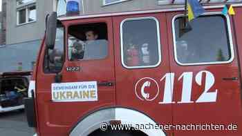 Hilfskonvoi gestartet: Feuerwehrfahrzeuge aus Aachen für die Ukraine