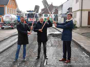 Mühlhausen-Ehingen: Die Bagger rollen an: Die Sanierung der Schloßstraße in Mühlhausen-Ehingen beginnt - SÜDKURIER Online