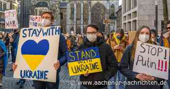 Krieg in der Ukraine: Kundgebung von und für die Menschen aus der Ukraine