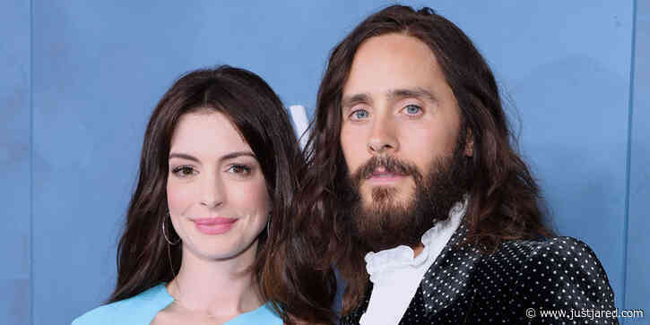 Anne Hathaway Wears Sexy Cutout Dress Next To Jared Leto at 'WeCrashed' Premiere in LA