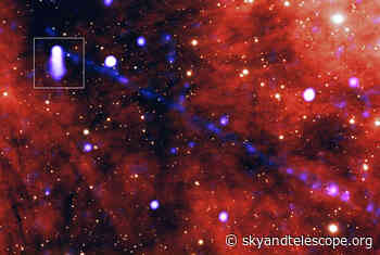 Pulsar Shoots 7-light-year-long Phaser Blast