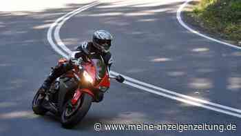 Mit dem Motorrad in der Kurve: Mit viel Gefühl bremsen