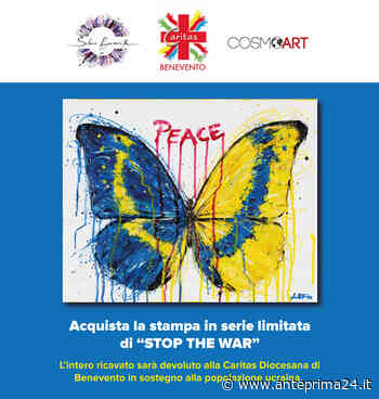 L'opera dell'artista Selene Bonavita in favore dell'Ucraina: ricavato in beneficenza - anteprima24.it