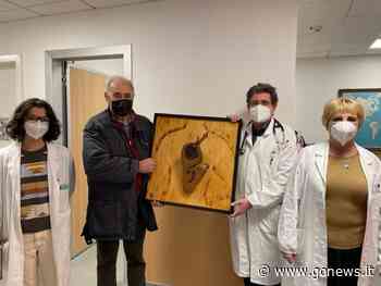 L'artista Romano Sestito dona opera in legno alla Cardiologia di Santa Maria Nuova - gonews.it - gonews